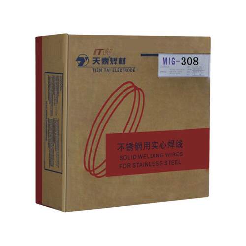 天泰焊材MIG308实心焊丝ER309/ER316L/ER347/2209不锈钢气保焊丝