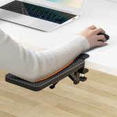 电脑手托架办公桌子胳膊手臂支架鼠标垫键盘手肘支撑桌面延长板