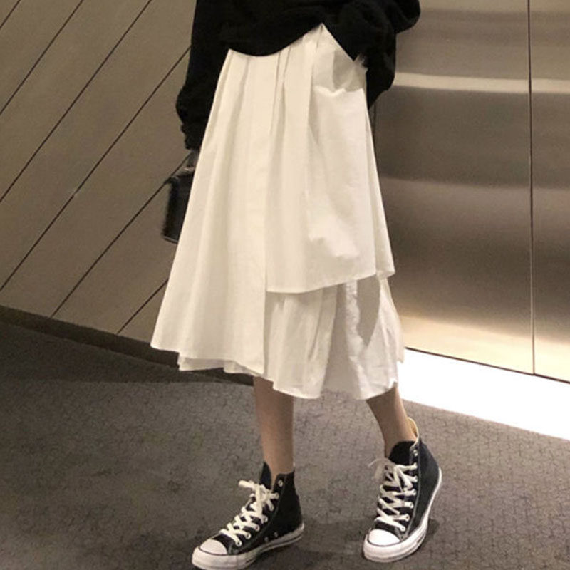 日系jk裙子女夏2021新款潮ins高腰显瘦百搭a字百褶半身长裙小个子|ruв категории Женская одежда, юбка - от Buy2taobao.com для оказания профессиональной услуги покупки агента Taobao