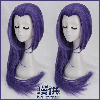 taobao agent King Glory Shadow Blade Blade Lanling King COS wig Beauty springs the same person version of the purple spot