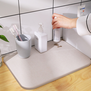 天然硅藻泥吸水浴室垫