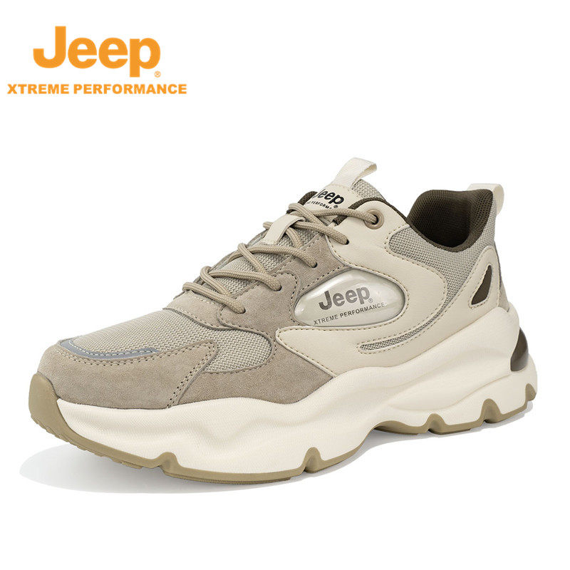 JEEP/吉普秋季男鞋时尚轻便运动鞋潮流百搭舒适老爹鞋防滑徒步鞋,流行男鞋,老爹鞋,淘宝优惠券,粉丝福利购,淘宝优惠卷