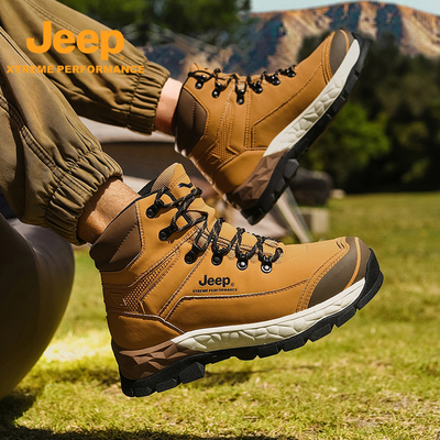 吉普秋冬男鞋潮流百搭登山鞋