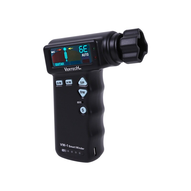 铂瑞科T2电木吉他自动卷弦调音器尤克里里电动上弦器智能调校音器