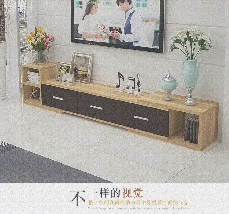 新中式实木电视柜伸缩组合墙茶几客厅家具木质地柜色3米在类目 住宅家具, 柜类, 电视柜中 - 来自Buy2taobao.com提供专业的淘宝代购服务