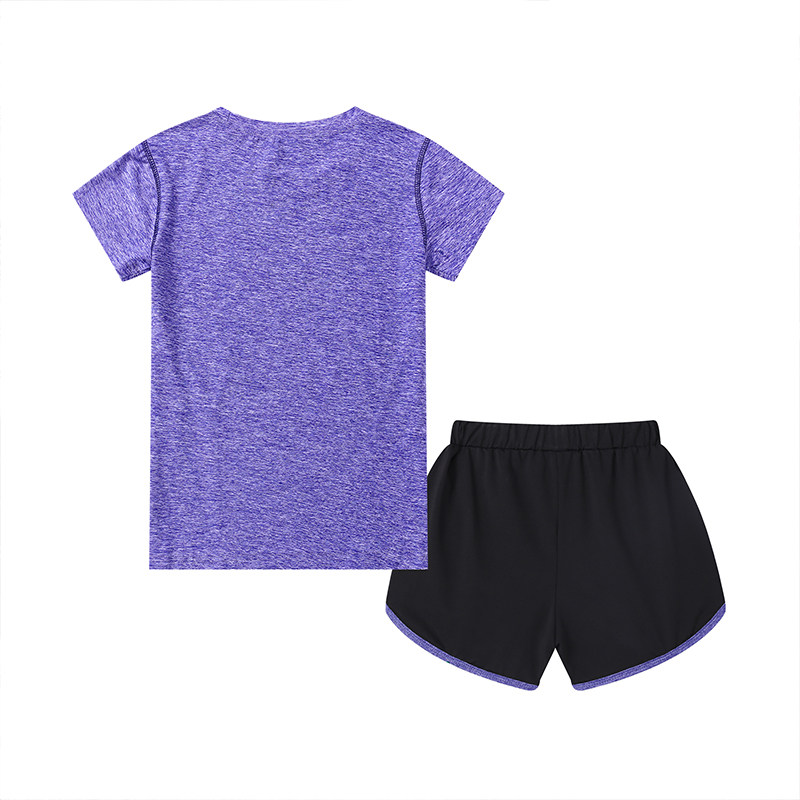 运动套装女童夏天2019速干衣中大童洋气跑步羽毛球健身休闲训练服|ruв категории Детская одежда, костюм - от Buy2taobao.com для оказания профессиональной услуги покупки агента Taobao