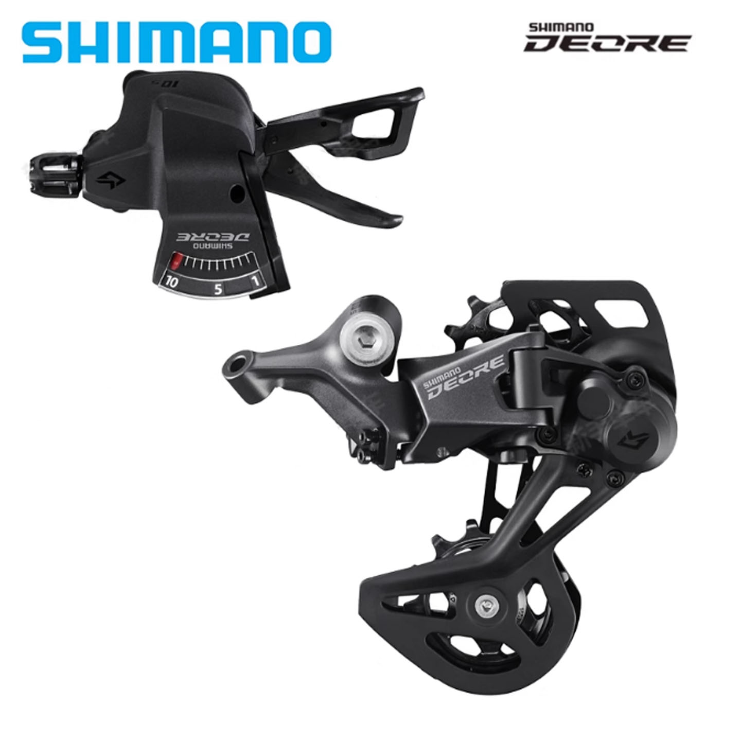 SHIMANO禧玛诺 DEORE指拨 M5130 10速右指拨后拨10速山地车变速器