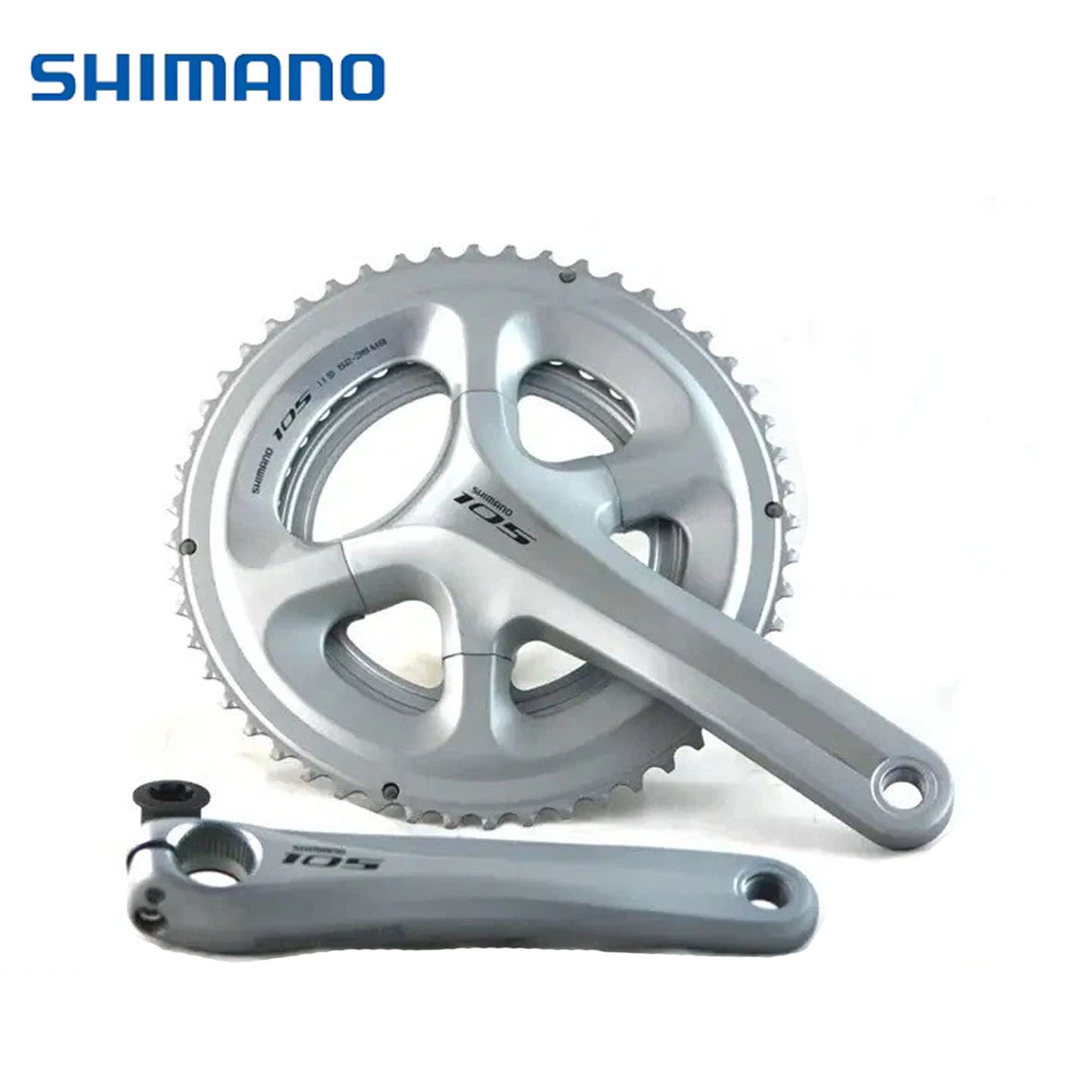 盒装行货SHIMANO禧玛诺105 R7000牙盘公路车11速双盘兼容5800牙盘