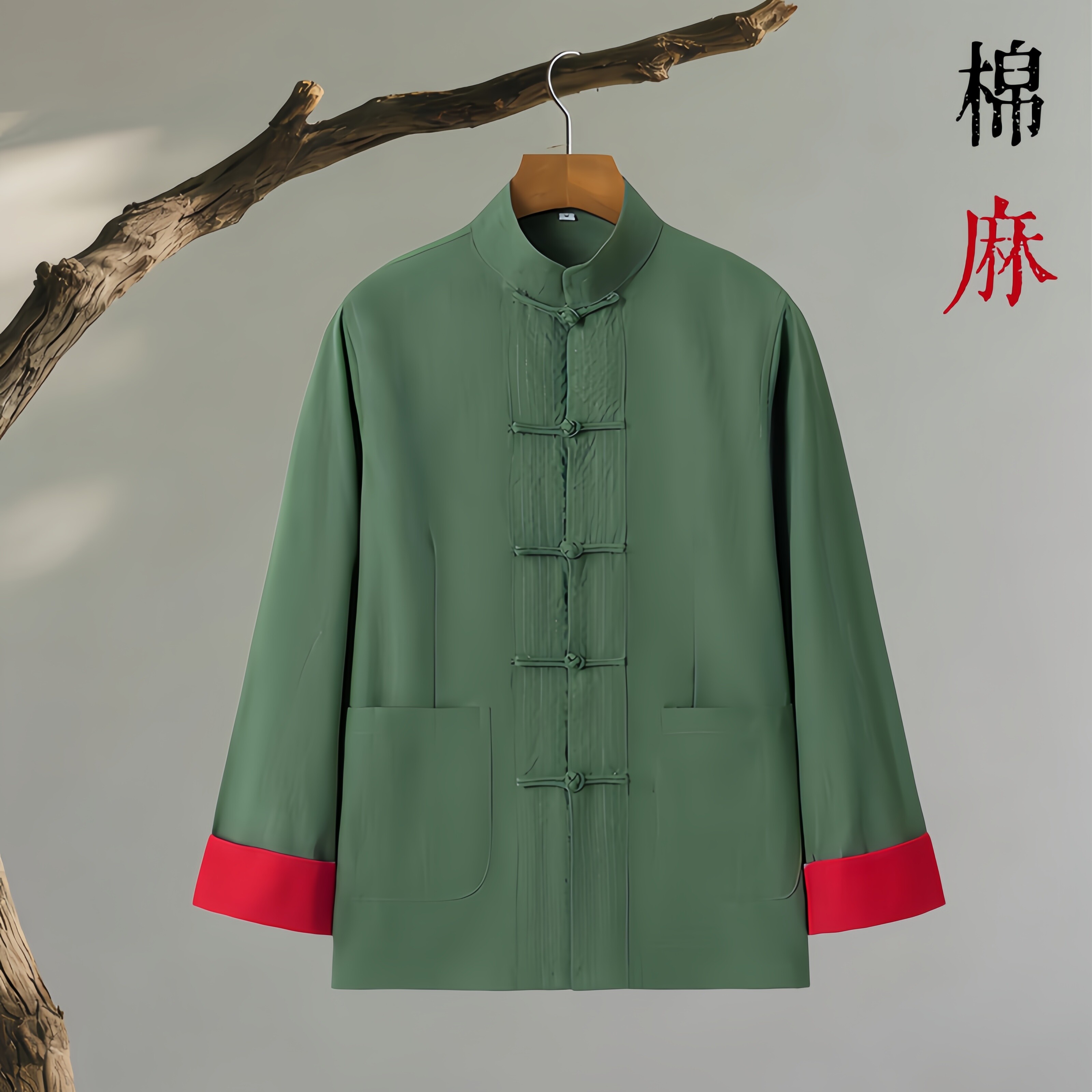女士唐装中式春秋外套中国风女士盘扣上衣养生针灸推拿服居家汉服