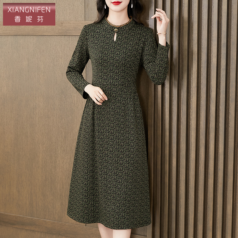 香妮芬简约通勤优雅端庄