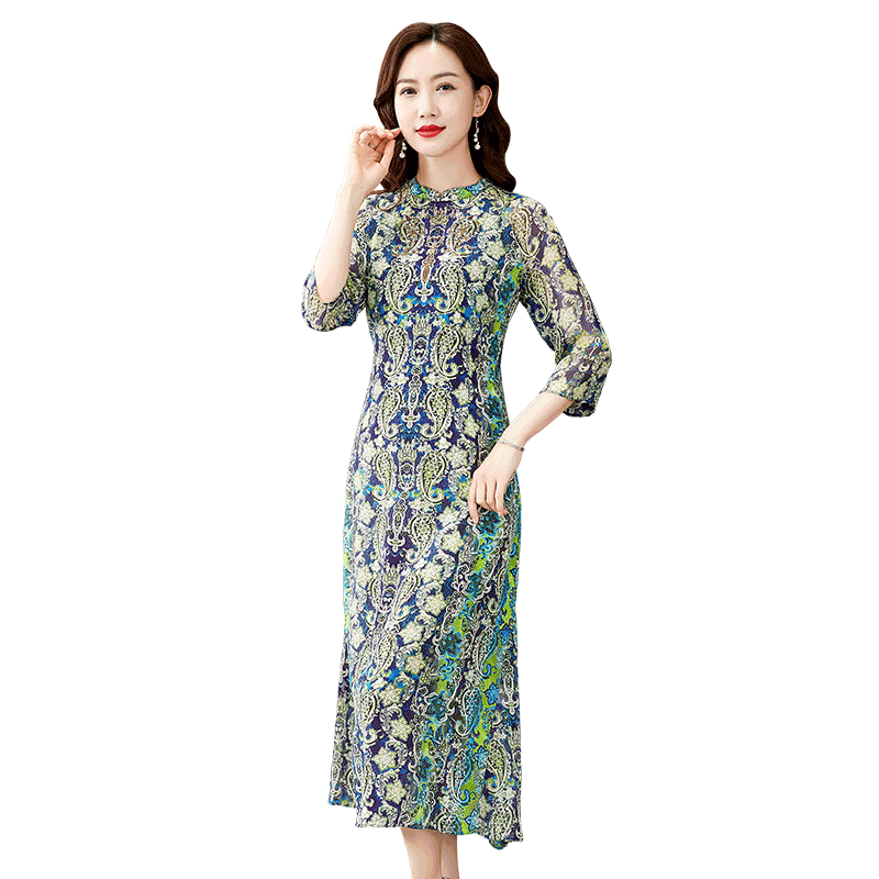 香妮芬简约通勤大摆型