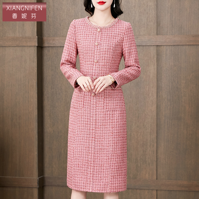 香妮芬简约通勤优雅端庄时尚