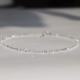 超闪 罕见极细施家水晶项链轻奢质感叠戴礼物女2mm极细 高级正品