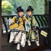 女童清汉格格服2026新款 儿童汉服小女孩古风超仙马面裙 宫廷风古装