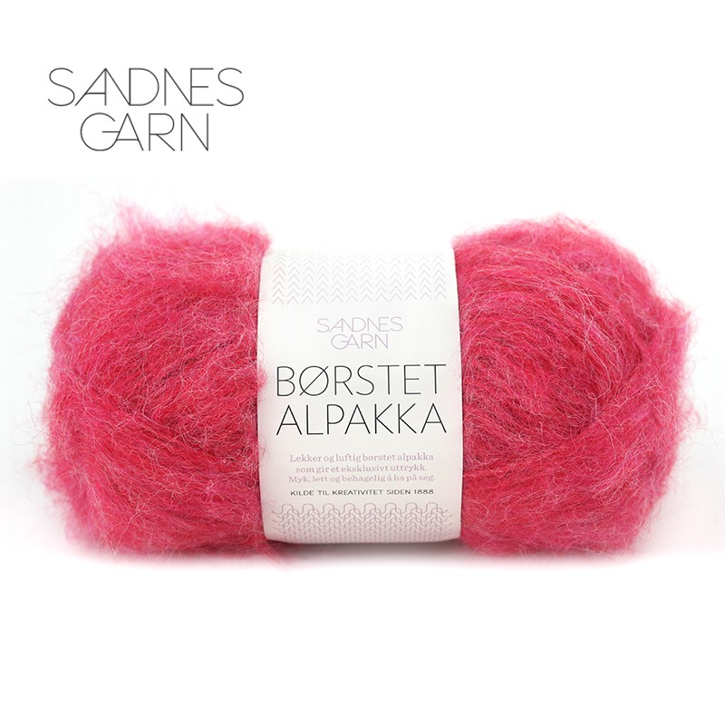 挪威进口中粗羊驼绒手编外套毛线