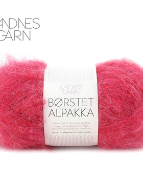 SANDNES BORSTET ALPAKKA 挪威进口羊驼绒手编线 毛线