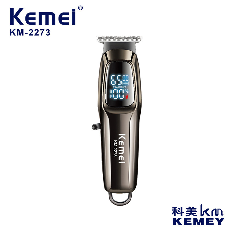 新款科美KM-2273理发器电动剃头推子发廊专用理发剪迷你便携推剪