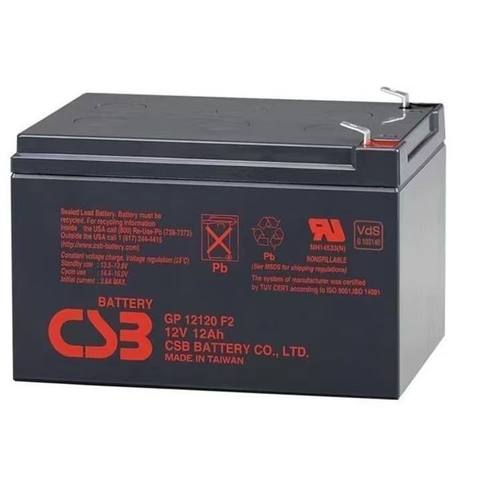 CSB铅酸蓄电池12V12AH免维护GP12120F2消防应急电源监控UPS机房