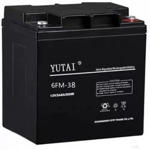 宇泰蓄电池12V38AH铅酸免维护6FM-38通讯设备UPS消防机房医疗EPS