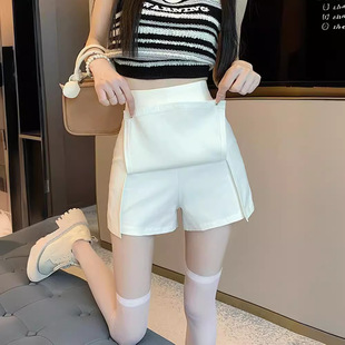 裙 白色半身裙性感辣妹包臀小个子高腰显瘦百搭学生A字防走光短裤