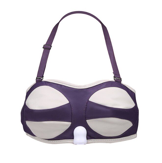 家用胸部远红外线发热震动按摩乳房美胸仪器 振动热敷文胸保养仪