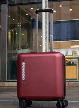 小米族18寸行李箱男士商务登机箱小型20寸拉杆箱女pc密码旅行箱