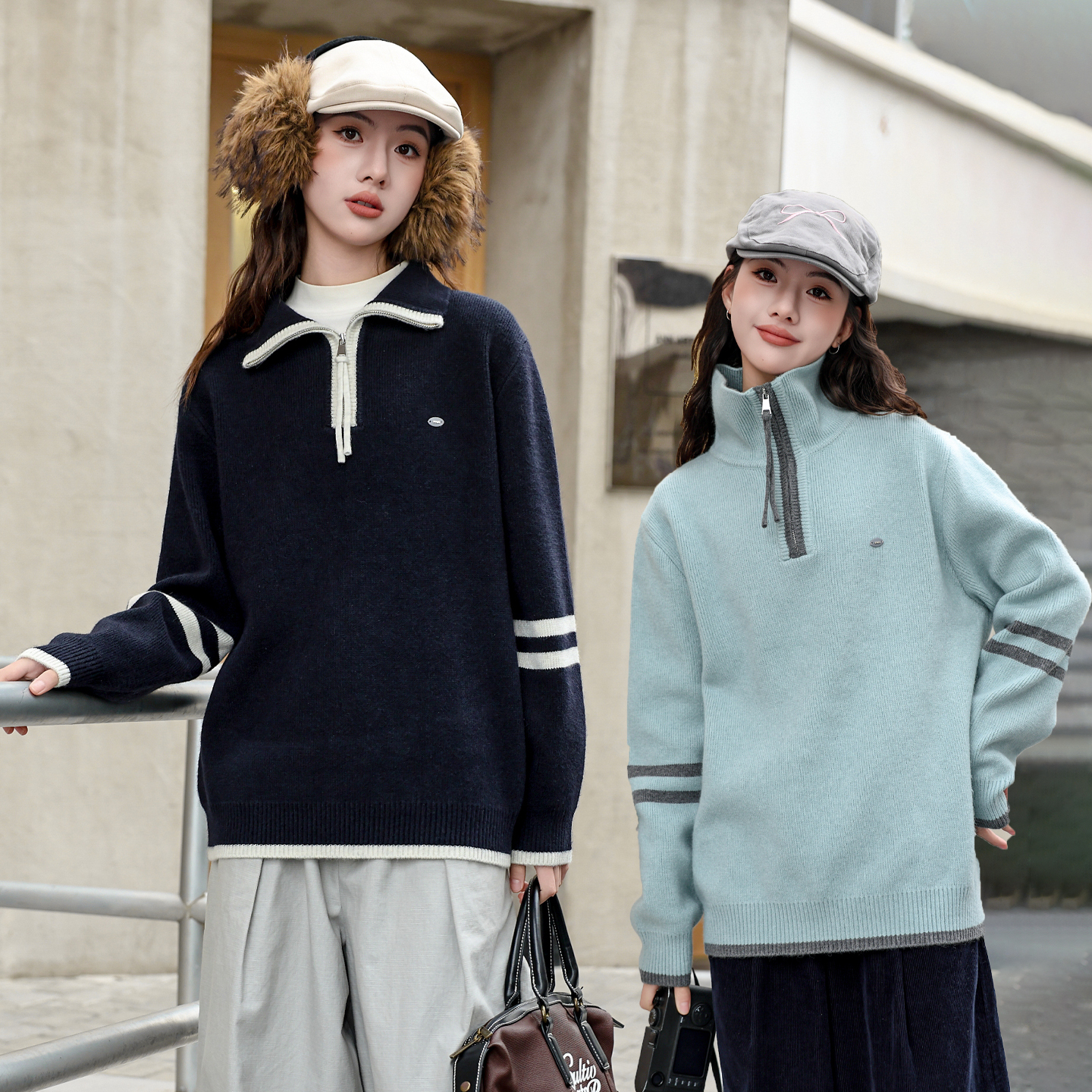 女童毛衣2025冬季新款加厚