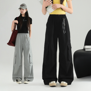 裤 初中生休闲洋气显瘦长裤 窄版 春季 9042 直筒裤 骄骄虎2026女童工装