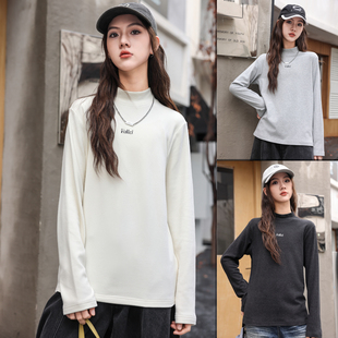 骄骄虎女童自发热打底衫 初中生高中生双面绒内搭7502 2025秋冬新款