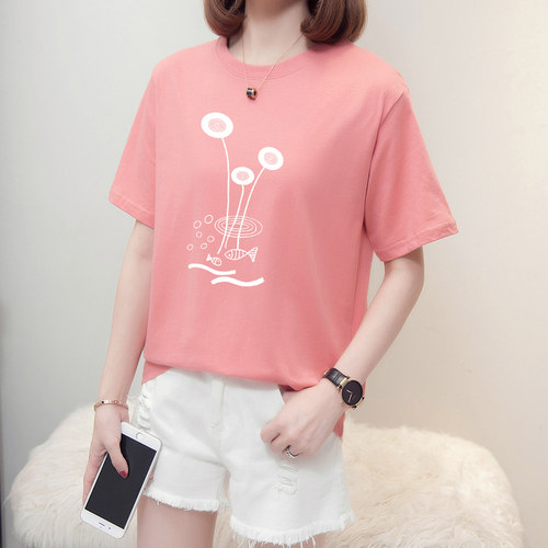 妈妈装特大码胖mm清仓T恤女短袖2025夏装新款宽松显瘦遮肚上衣