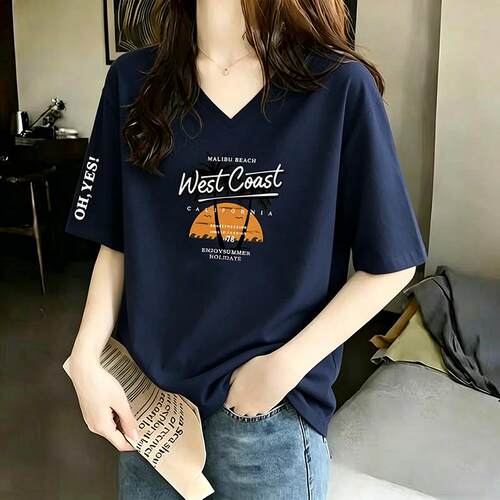 清仓短袖t恤女时尚遮肉休闲t恤百搭上衣宽松夏季新款显瘦大码T恤