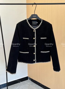 羽绒服 小香风撞色灯芯绒外套女2025新款秋冬气质高级感洋气上衣