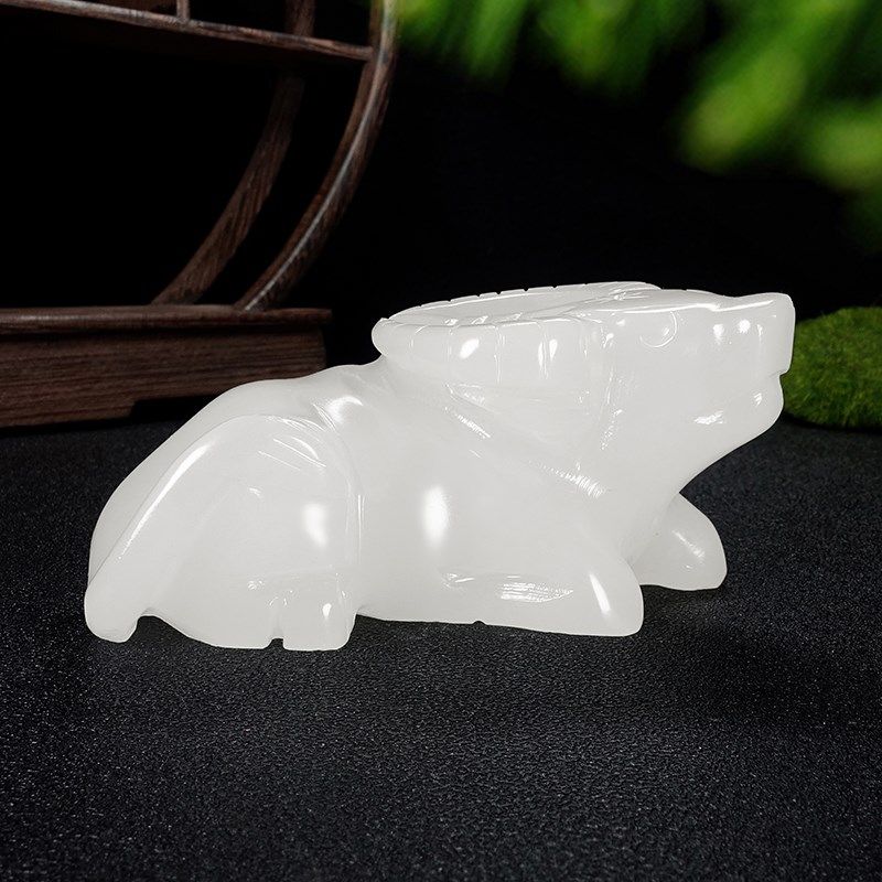 新年天然阿富汗白玉石十二t生肖摆件全套生肖鼠牛虎兔龙蛇马羊猴,家居饰品,装饰摆件,淘宝优惠券,粉丝福利购,淘宝优惠卷
