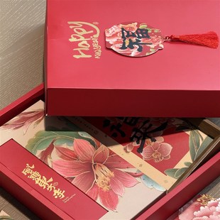 新年ANNA 东方风雅年新春对联礼盒定H制春联福字春节对联墙面贴饰