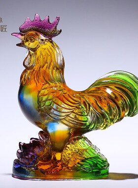 优选十二生d肖全套摆件琉璃虎牛鼠马狗兔龙鸡羊猴蛇猪家居装饰手