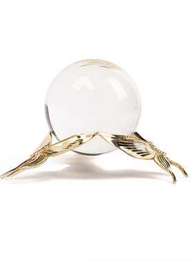 优选新年随手礼水晶球p摆件家居装饰品样板间酒柜茶几电视柜软装