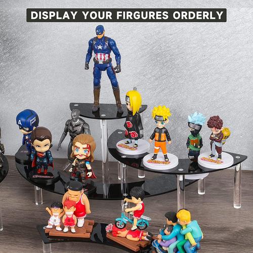 弧形珠宝手办模型玩具香水展示架