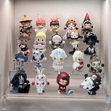 盲盒展示架收纳展示盒子泡泡玛特手办盒亚克力置物架阶梯架展示柜