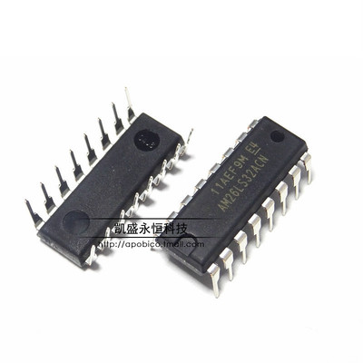 直拍 直插 AM26LS32 AM26LS32ACN  DIP-16 接口 驱动器 接收器
