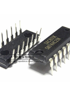 直插 74HC21 SN74HC21N HD74HC21P DIP-14 逻辑-栅极和逆变器