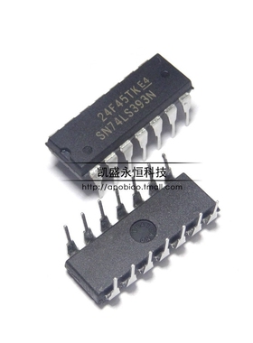 直插 SN74LS393N 74LS393 HD74LS393P DIP-14二进制计数器/除法器