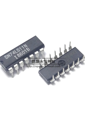 直插 SN74LS11N 74LS11 DIP-14 HD74LS11P 三路3输入正与门 芯片