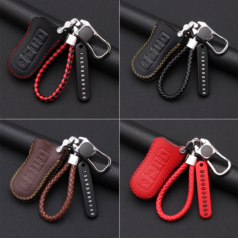 海马8S汽车真皮钥匙套 2020款海马7X钥匙包 专用海马6P钥匙扣壳