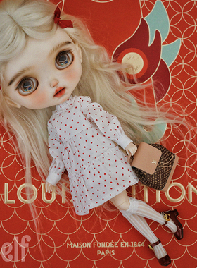 Anelf现货blythe小布娃娃鞋子ob22 ob24 azone高跟玛丽珍爱丽丝