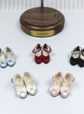 Anelf新款现货blythe小布bjd娃鞋azone ob22 ob24绸缎面小艾琳
