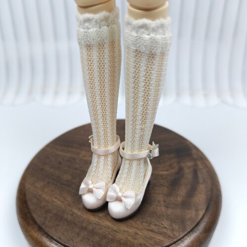 Anelf新款现货blythe小布bjd娃鞋azone ob22 ob24绸缎面小艾琳