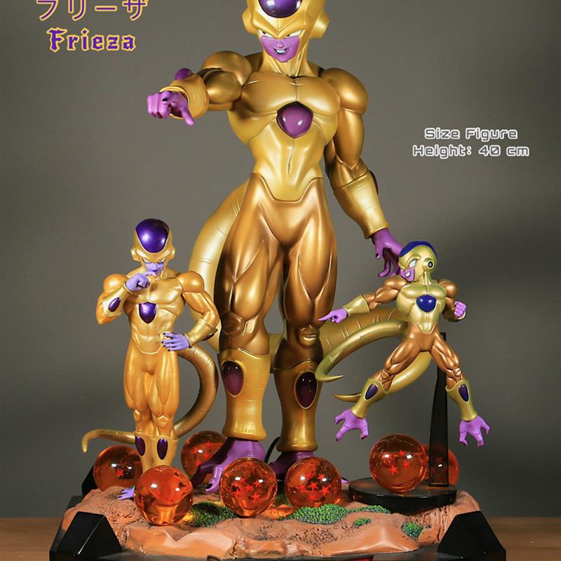 日本龙珠超魂限xplus黄金弗利萨大王超大手办gk模型摆件男生礼