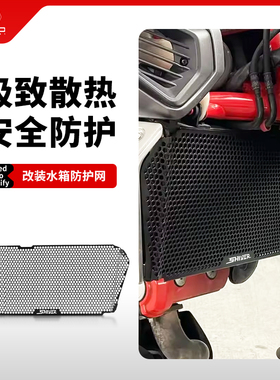 适用阿普利亚Shiver900 Dorsoduro 750 SL750改装水箱网保护罩网
