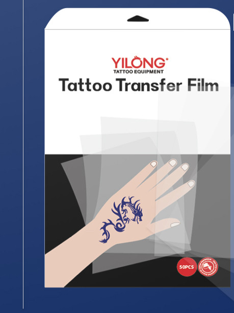 浙江异龙纹身转印纸透明膜遮盖神器 转印机专用拷贝纸A4刺青50张
