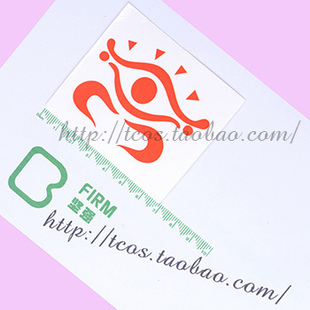 TCOS 鬼灯的冷彻 白泽纹身贴纸cosplay纹身贴